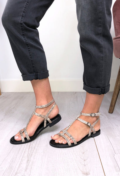 Studded t 2025 strap sandals