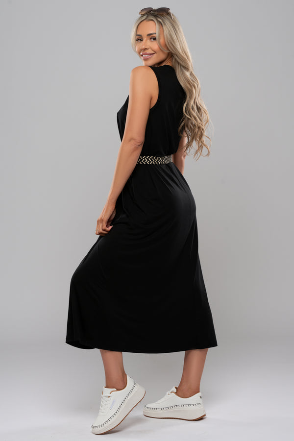 B. Young Rexima Short-Sleeve Dress - Black