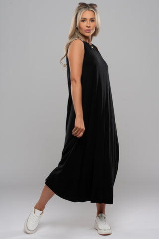 B. Young Rexima Short-Sleeve Dress - Black
