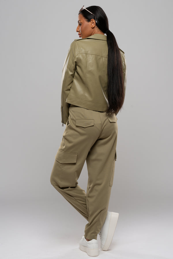 B.young Rizetta Cargo Pants - Aloe