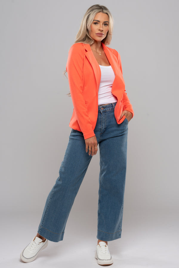 Ichi Kate Blazer - Hot Coral