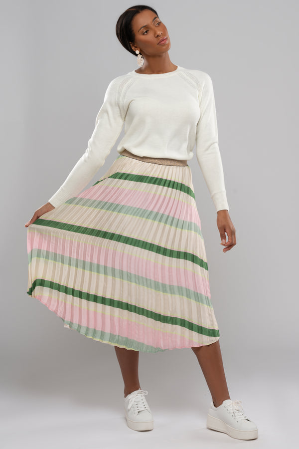 B.young Elano Skirt - Parfait Pink Mix