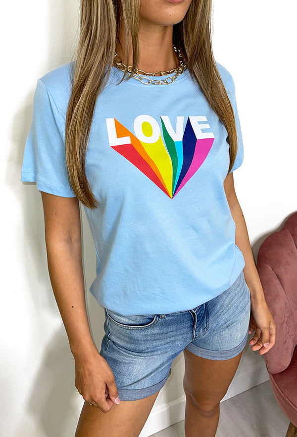 Sugarhill Brighton Maggie Love Rays T-shirt - Blue