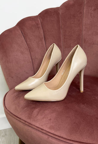 Phillipa Court Shoes - Nude
