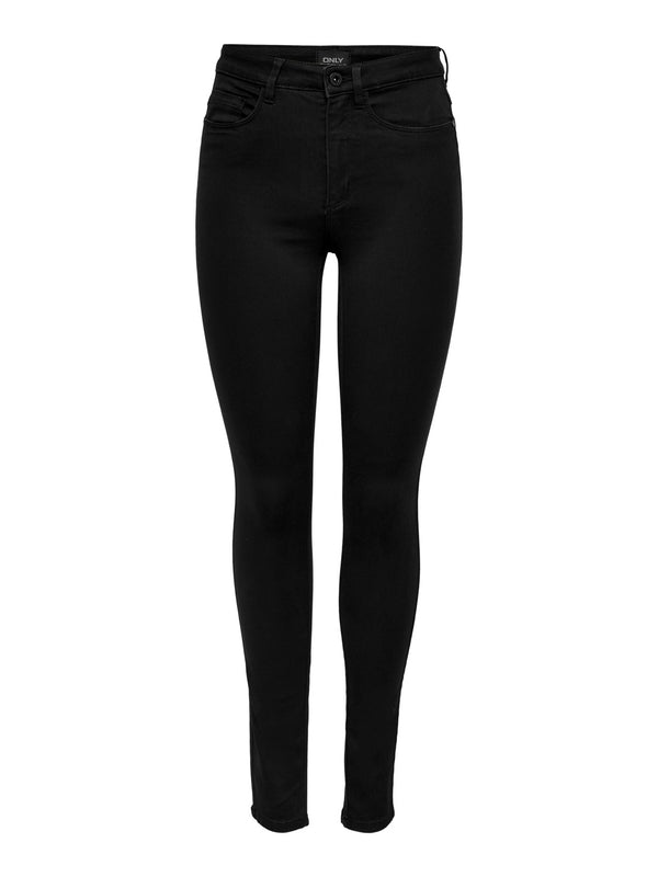 ONLY Royal High Waisted Skinny Jeans Black - 30"