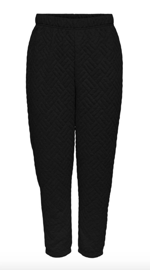 ONLY Square High Waisted Sweatpants - Black