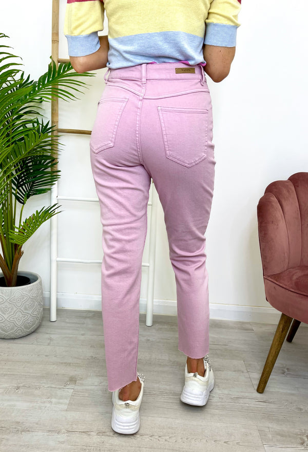 B. young Lydia Mom Jeans - Mauve