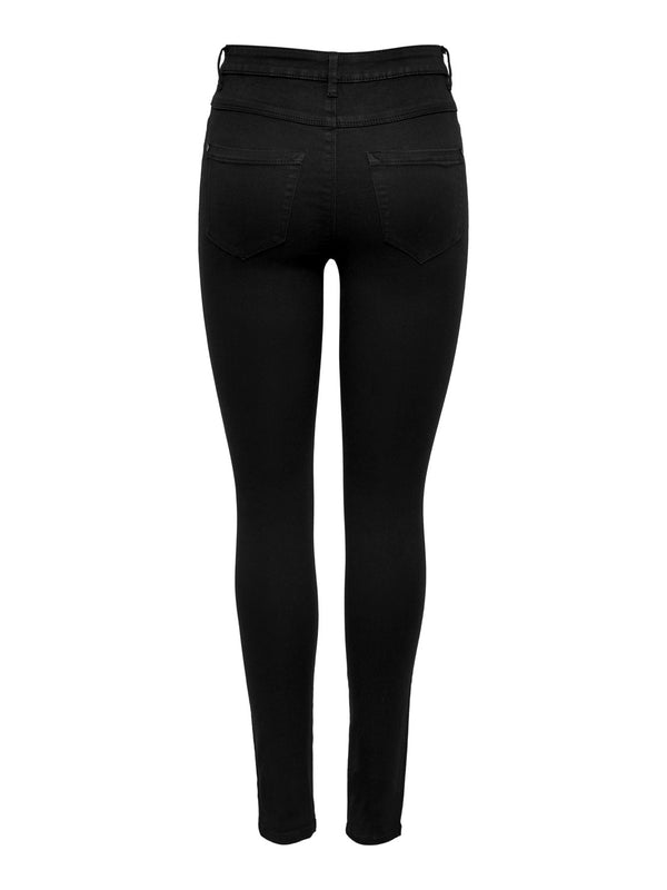 ONLY Royal High Waisted Skinny Jeans Black - 30"